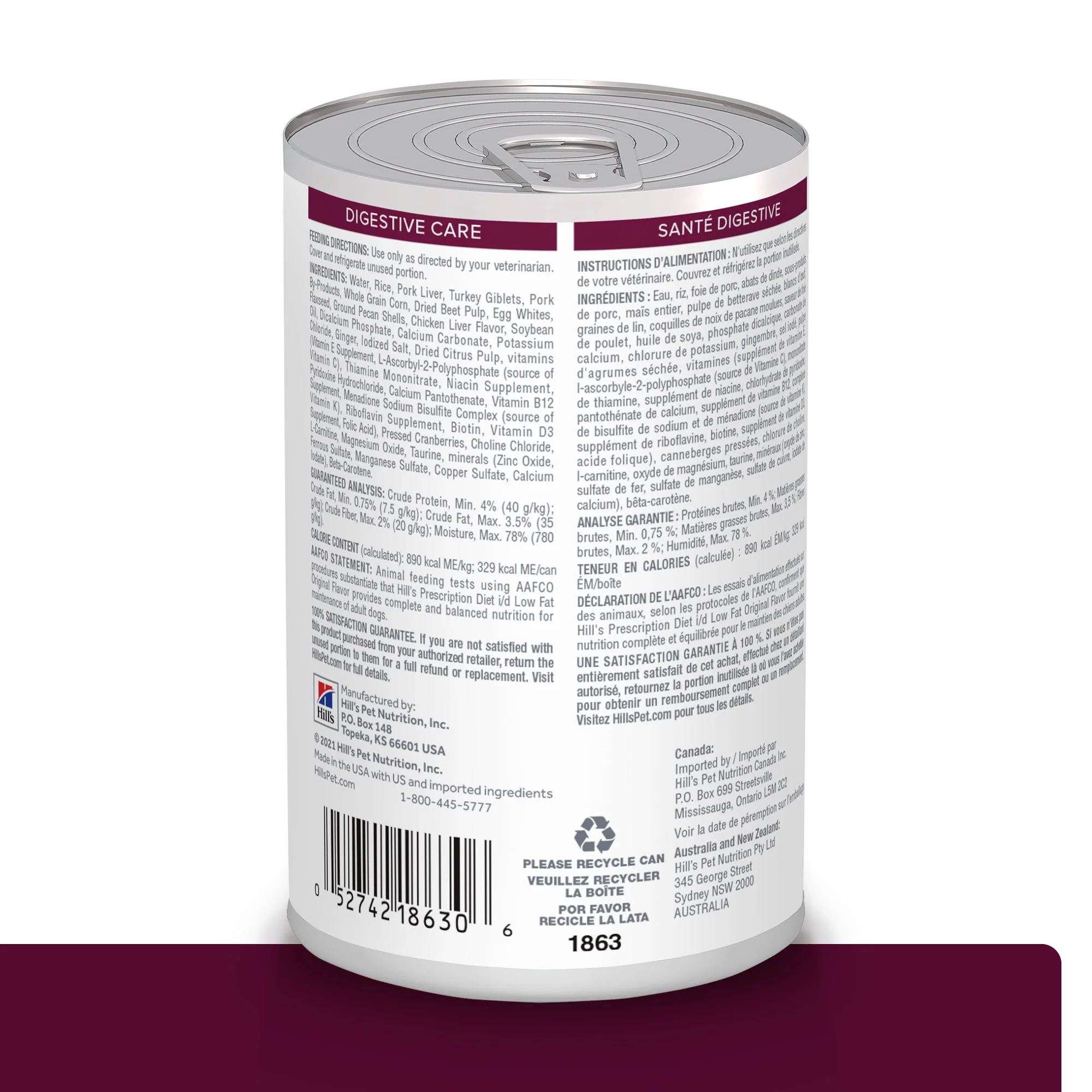 Hill's Prescription diet i/d Alimento húmedo bajo en grasas para perro Cuidado Digestivo 13 Oz (369g) - Image 2