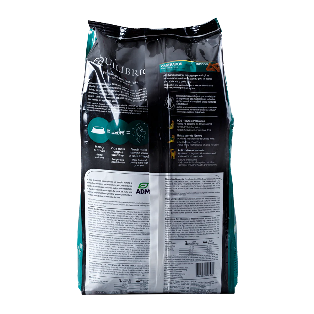 Comida para gato Equilibrio Adulto Senior Castrado 7+ 1,5Kg - Image 2
