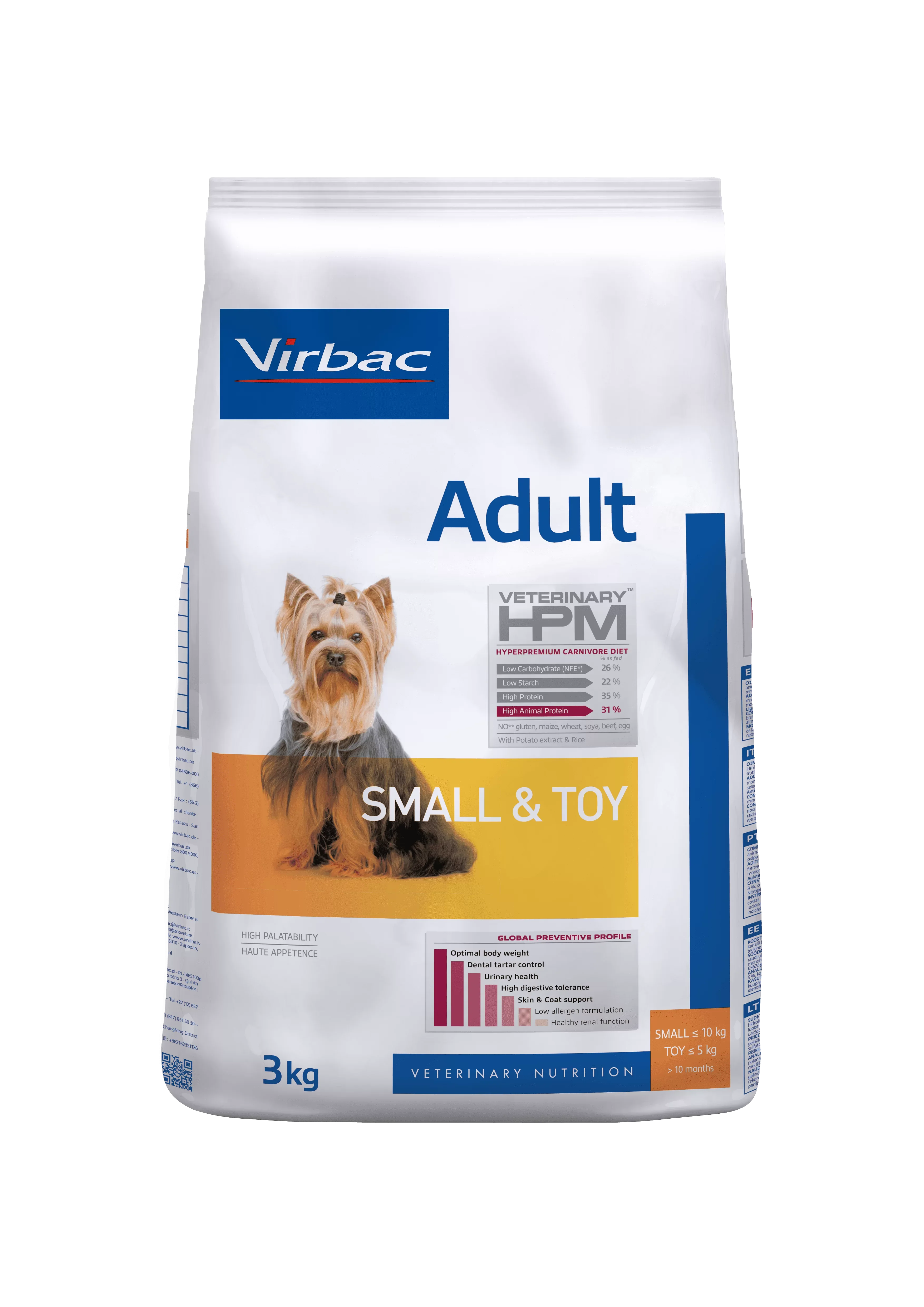 Comida Para Perro Virbac Adult Dog Small & Toy